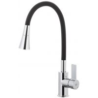 KFA Armatura Rumba bateria kuchenna stojąca chrom-czarna 6553-925-00