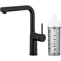 KFA Armatura Duero Pure Move Black bateria kuchenna z filtrem Profine Silver S czarna 6623-424-81