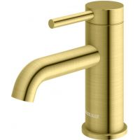 Kohlman Axel bateria umywalkowa stojąca złoty szczotkowany QB100AGDB