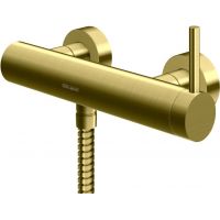 Kohlman Axel Gold bateria prysznicowa ścienna złoty szczotkowany QW120AGDB
