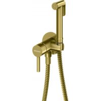 Kohlman Axel Black bateria bidetowa podtynkowa złoty szczotkowany QW135AGDB