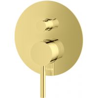Kohlman Axel Gold bateria wannowo-prysznicowa podtynkowa złoty połysk QW210AGD