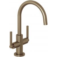 Kludi Nova Fonte Puristic bateria umywalkowa stojąca brązowy szczotkowany 20118N115