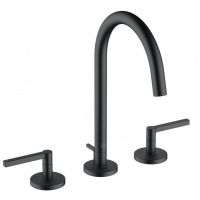 Kludi Nova Fonte Puristic bateria umywalkowa stojąca czarny mat 201433915