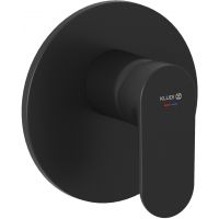 Kludi X1 bateria prysznicowa podtynkowa czarny mat 327553975