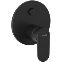 Kludi X1 bateria wannowo-prysznicowa podtynkowa czarny mat 327593975