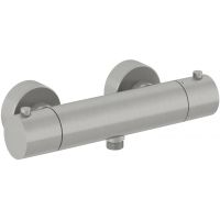 Kludi Objekta bateria prysznicowa ścienna termostatyczna nikiel szczotkowany 35200N538