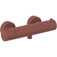 Kludi Objekta bateria prysznicowa ścienna termostatyczna koralowy mat 35200O538