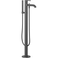 Kludi Nova Fonte Pura bateria wannowo-prysznicowa wolnostojąca czarny mat 385903915