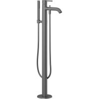 Kludi Nova Fonte Pura bateria wannowo-prysznicowa wolnostojąca czarny szczotkowany 38590N215