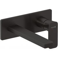 Kludi Renon bateria umywalkowa podtynkowa czarny szczotkowany 42244N275