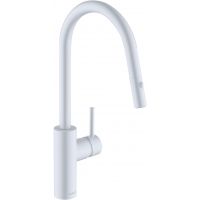 Kludi E-Go Voice bateria kuchenna stojąca biały mat 423005377