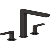 Kludi Renon bateria umywalkowa stojąca czarny szczotkowany 42393N275