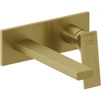 Kludi Decus bateria umywalkowa podtynkowa złoty szczotkowany 54244N075