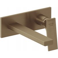 Kludi Decus bateria umywalkowa podtynkowa brąz szczotkowany 54244N175