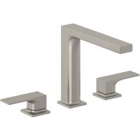 Kludi Decus bateria umywalkowa stojąca nikiel szczotkowany 54393N575