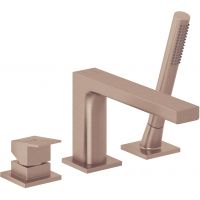 Kludi Decus bateria wannowo-prysznicowa nawannowa brąz szczotkowany 54448N175