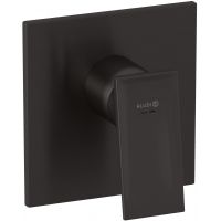 Kludi Decus bateria prysznicowa podtynkowa czarny szczotkowany 54755N275