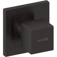 Kludi Decus element zewnętrzny zaworu podtynkowego czarny szczotkowany 54816N275