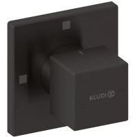 Kludi Decus element zewnętrzny zaworu podtynkowego czarny szczotkowany 54846N275