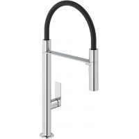 Kludi Qord bateria kuchenna stojąca chrom/czarny 568590575