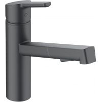 Kludi M3 bateria kuchenna stojąca czarny mat 585813975