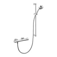 Kludi Zenta Shower-Duo zestaw prysznicowy termostatyczny kompletny chrom 6057605-00