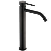 Kronenbach Lima 2.0 Black bateria umywalkowa stojąca wysoka czarny mat 100.1710SMKB