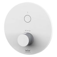 Kronenbach Smart Push bateria prysznicowa podtynkowa termostatyczna biały mat 19044001WM