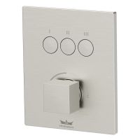 Kronenbach Smart Push bateria wannowo-prysznicowa podtynkowa stal 19045003ES