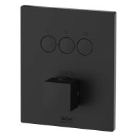 Kronenbach Smart Push bateria wannowo-prysznicowa podtynkowa termostatyczna czarny mat 19046003SM