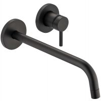 Kronenbach Lima 2.0 Black bateria umywalkowa podtynkowa czarny mat 100.1824SMKBN