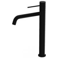 LaVita Orion bateria umywalkowa wysoka stojąca czarny mat