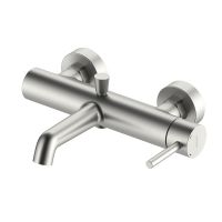 Oltens Molle bateria wannowo-prysznicowa ścienna nikiel 34112910