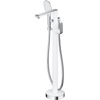 Omnires Sacramento bateria wannowo-prysznicowa wolnostojąca chrom/biały SC2333XCRB