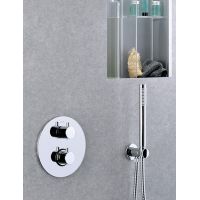 Paffoni Light bateria wannowo-prysznicowa podtynkowa termostatyczna chrom LIQ018CR