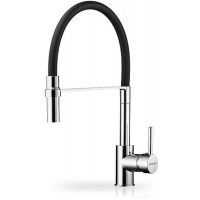 Pyramis Serina bateria kuchenna stojąca chrom-czarna 090939801