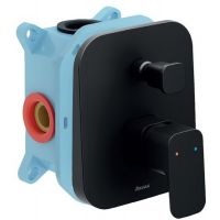 Ravak 10° bateria wannowo-prysznicowa podtynkowa czarna X070158