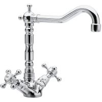 Sapho Antea bateria umywalkowa stojąca chrom 3371