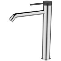 Sea-Horse Ove Black bateria umywalkowa stojąca chrom BJV304/1-SB1