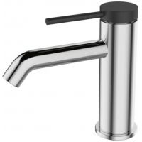 Sea-Horse Ove Black bateria umywalkowa stojąca chrom BJV304-SB1