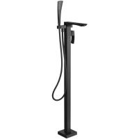 Sapho Ginko bateria wannowo-prysznicowa wolnostojąca czarny mat 1101-21B