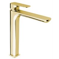 Sapho Spy bateria umywalkowa stojąca wysoka złoty PY07/17