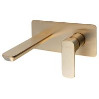 Sapho Spy bateria umywalkowa podtynkowa złoty mat PY08/19