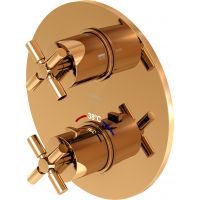 Steinberg 250 bateria wannowo-prysznicowa podtynkowa termostatyczna różowe złoto 25041333RG