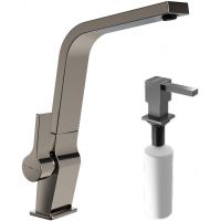 Zestaw Teka ICC bateria kuchenna stojąca tytan z dozownikiem do płynów (116030005, 115890045)