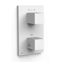 Tres Therm-Box bateria wannowo-prysznicowa podtynkowa termostatyczna biały mat 00625001BM