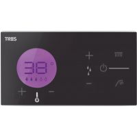 Tres Shower Technology bateria podtynkowa termostatyczna elektroniczna czarny/chrom 092.882.99