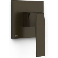 Tres Selection bateria prysznicowa podtynkowa czarny brąz 20227810KMB