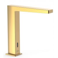 Tres Slim Exclusive bateria umywalkowa stojąca elektroniczna złoty połysk 20261310OR